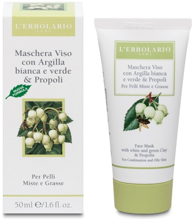 MASCHERA VISO ARGILLA E PROPOLI 50 ML - Farmadillo