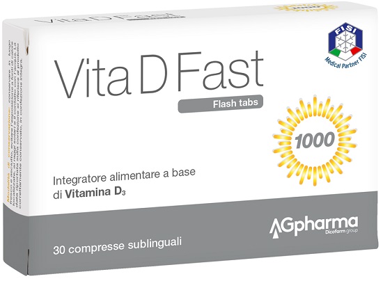 VITA D FAST 30 COMPRESSE - Farmadillo