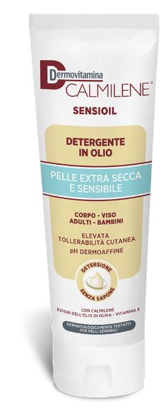 DERMOVITAMINA CALMILENE SENSIOIL DETERGENTE IN OLIO SENZA SAPONE PER PELLE EXTRA SECCA E SENSIBILE 250 ML - Farmadillo