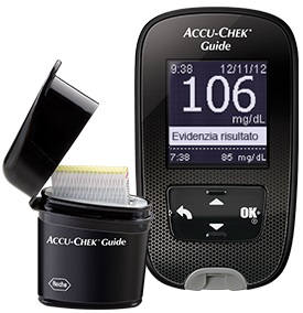 KIT GLUCOMETRO ACCU-CHEK GUIDE MG/DL + PUNGIDITO FASTCLIX - Farmadillo