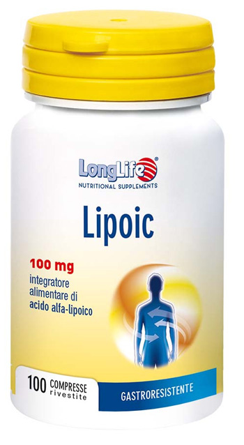 LONGLIFE LIPOIC 100 MG 100 CAPSULE RIVESTITE DA 400 MG - Farmadillo