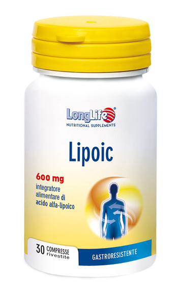LONGLIFE LIPOIC 600 MG 30 COMPRESSE RIVESTITE DA 870 MG - Farmadillo