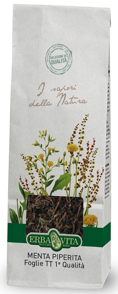 MENTA PIPERITA TAGLIO TISANA PRIMA QUALITA' FOGLIE 100 G - Farmadillo