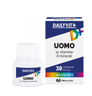 MASSIGEN UOMO MULTIVITAMINICO E MULTIMINERALE 30 COMPRESSE RIVESTITE - Farmadillo