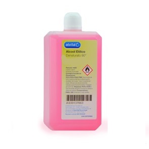 ALVITA ALCOOL ETILICO DENATURATO 90,1 500ML - Farmadillo