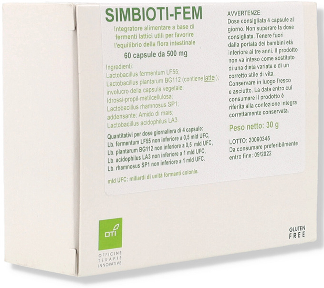SIMBIOTI FEM 60 CAPSULE - Farmadillo