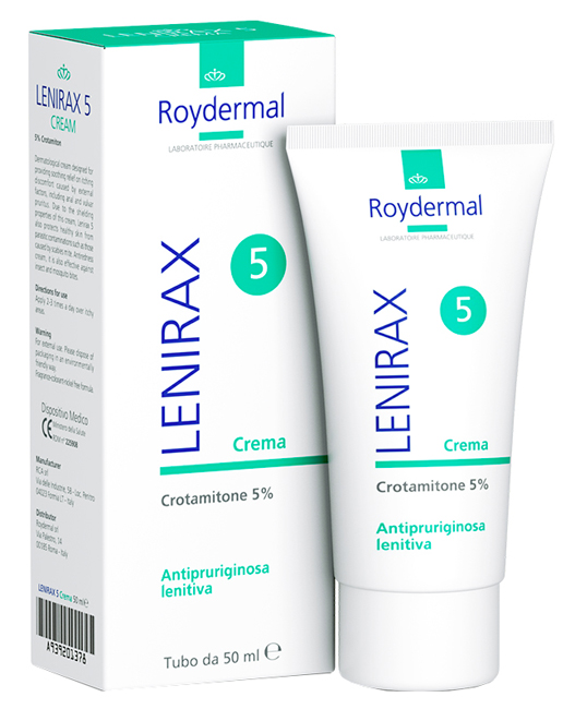 LENIRAX 5 CREMA DERMATOLOGICA CROTAMITONE 5% 50 ML - Farmadillo