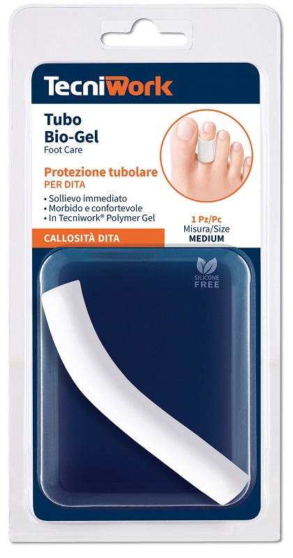 BIOGEL FASCETTA TUBOLARE GEL DITA PIEDI MEDIUM 1 PEZZO - Farmadillo