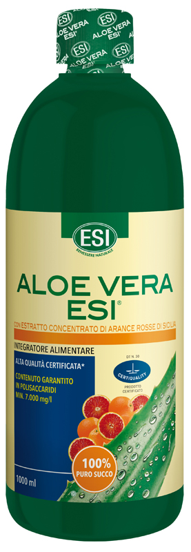 ESI ALOE SUCCO ARANCIA ROSSA 1000 ML - Farmadillo