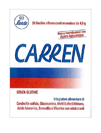 CARREN 20 BUSTINE EFFERVESCENTI MONODOSE DA 4,6 G L'UNA - Farmadillo