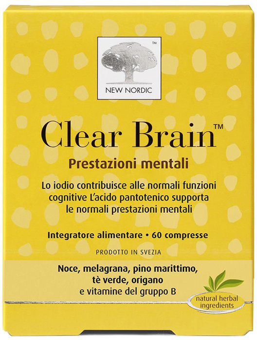 CLEAR BRAIN 60 COMPRESSE - Farmadillo