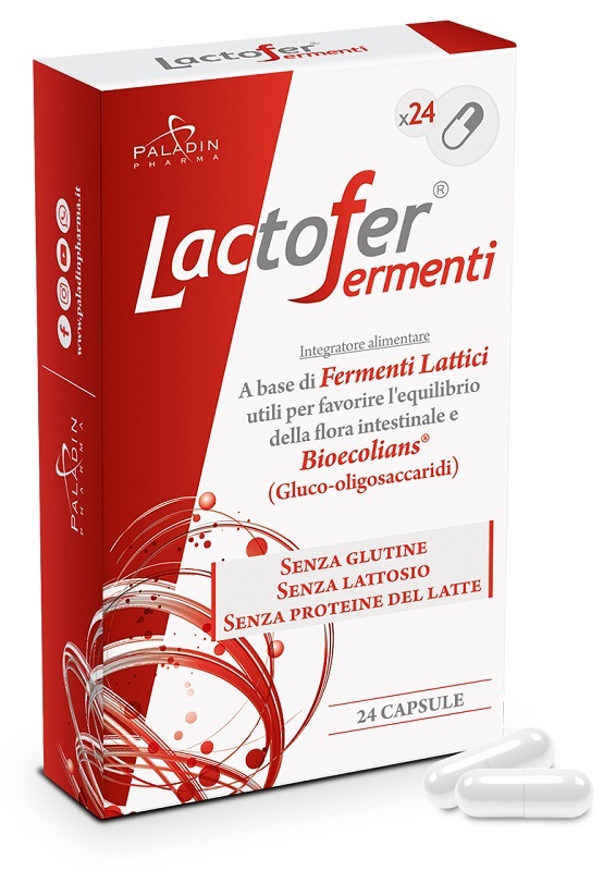 LACTOFER FERMENTI 24 CAPSULE - Farmadillo