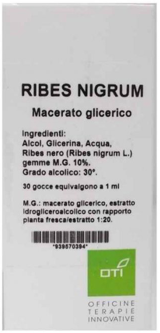 RIBES NIGRUM MACERATO GLICERICO 10% GOCCE 100ML - Farmadillo