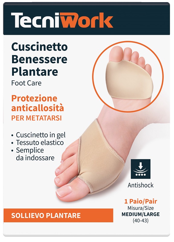 BENESSERE PLANTARE CUSCINETTO MEDIUM/LARGE 1 PAIO - Farmadillo