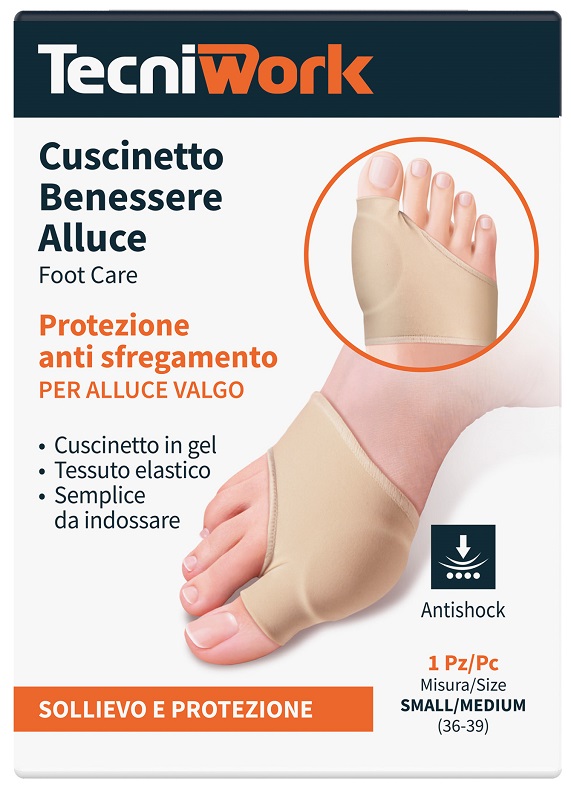 BENESSERE ALLUCE CUSCINETTO SMALL/MEDIUM 1 PEZZO - Farmadillo