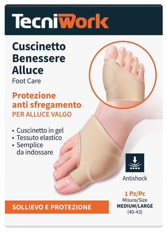 BENESSERE ALLUCE CUSCINETTO MEDIUM/LARGE 1 PEZZO - Farmadillo