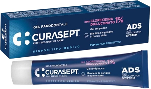 CURASEPT ADS GEL PARODONTALE CLOREXIDINA DIGLUCONATO 1% 30 ML - Farmadillo
