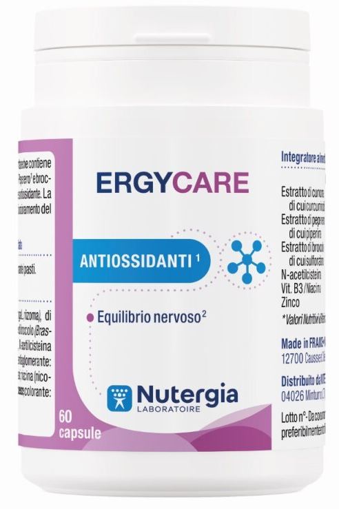 NUTERGIA ERGYCARE 60 CAPSULE - Farmadillo