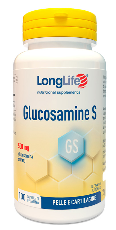 LONGLIFE GLUCOSAMINE S 100 CAPSULE DI GELATINA - Farmadillo