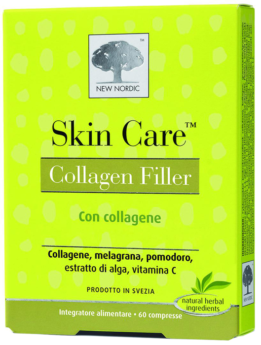 SKIN CARE COLLAGEN FILLER 60 COMPRESSE - Farmadillo