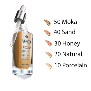 RILASTIL MAQUILLAGE FONDOTINTA SIERO IDRATANTE PROTETTIVO 20 30 ML - Farmadillo