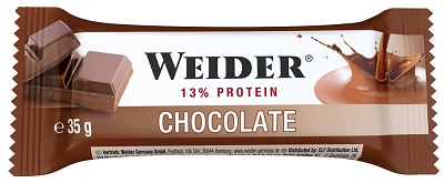 WEIDER FITNESS BARRETTA CIOCCOLATO 35 G - Farmadillo
