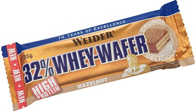 WEIDER 32% WHEY BARRETTA WAFER NOCCIOLA 35 G - Farmadillo