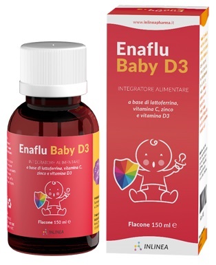 ENAFLU BABY D3 SOLUZIONE ORALE 150 ML - Farmadillo