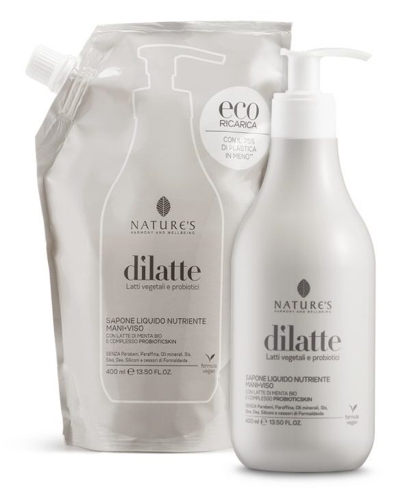 NATURE'S DILATTE SAPONE LIQUITO MANI/VISO 400 ML - Farmadillo