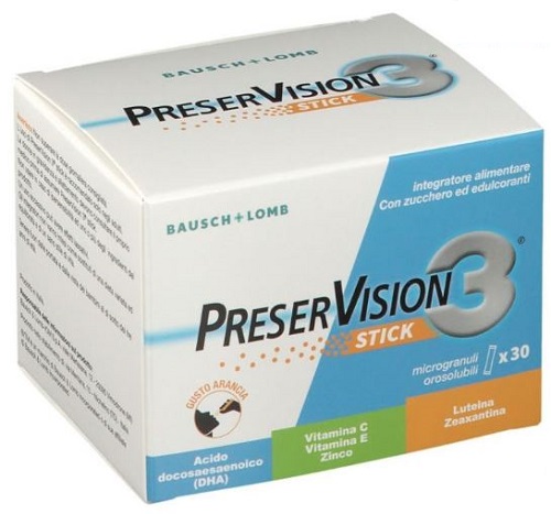 PRESERVISION 3 30 STICK OROSOLUBILI DA 2 G - Farmadillo