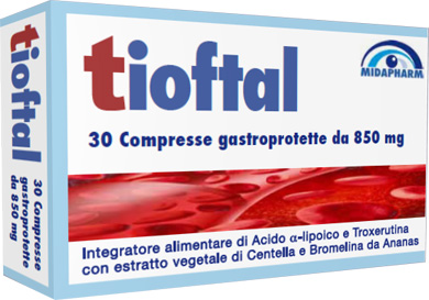 TIOFTAL 30 COMPRESSE GASTROPROTETTE - Farmadillo