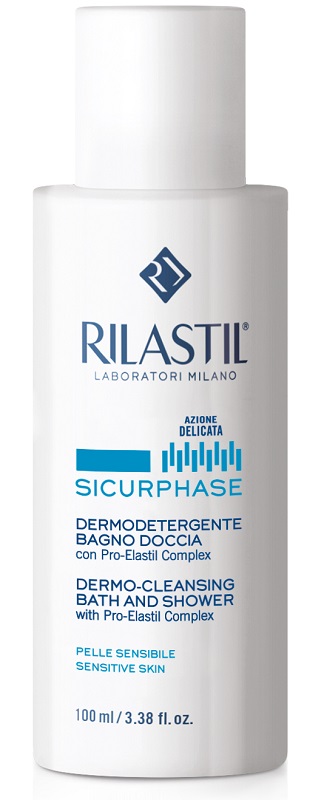 RILASTIL SICURPHASE DERMODETERGENTE BAGNO DOCCIA 100 ML - Farmadillo