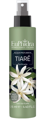 EUPHIDRA ACQUA PROFUMATA TIARE' IN FLACONE CON ETICHETTA POMPA SPRAY - Farmadillo