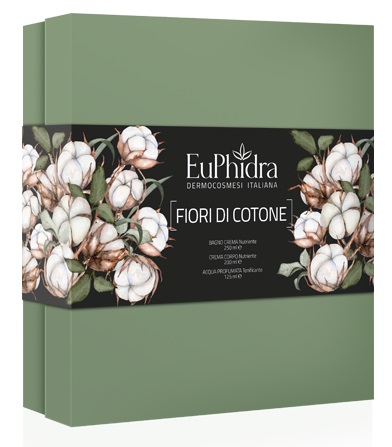 EUPHIDRA COFANETTO FIORI DI COTONE CONTENENTE 1 BAGNO CREMA 1 ACQ PROFUMATA 1 - Farmadillo