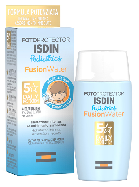 FOTOPROTECTOR PEDIATRICS FUSION WATER SPF50 - Farmadillo