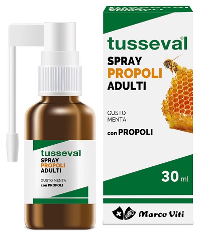 TUSSEVAL GOLA PROPOLI SPRAY PER ADULTI 30 ML - Farmadillo