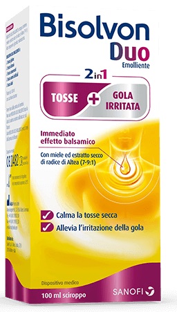 BISOLVON DUO SCIROPPO EMOLLIENTE 100 ML - Farmadillo