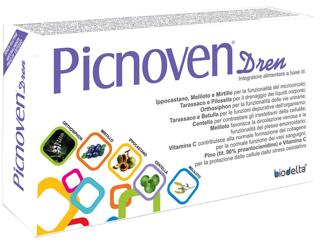 PICNOVEN DREN 100 COMPRESSE 62 G - Farmadillo