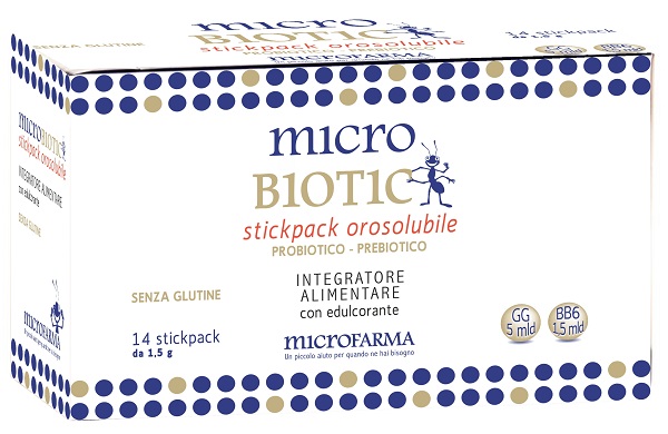 MICROBIOTIC STICK PACK 14 BUSTINE - Farmadillo