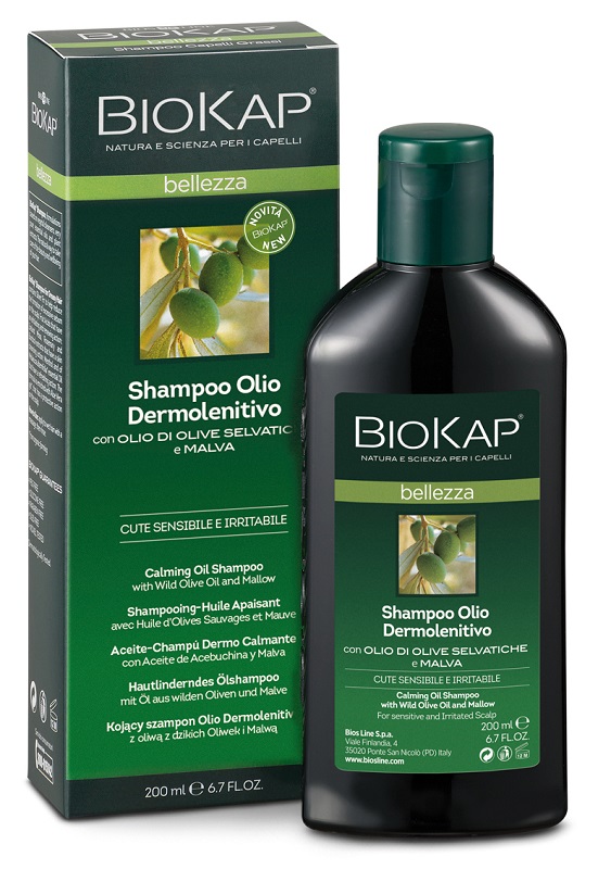 BIOKAP BELLEZZA SHAMPOO OLIO DERMOLENITIVO 200 ML BIOSLINE - Farmadillo