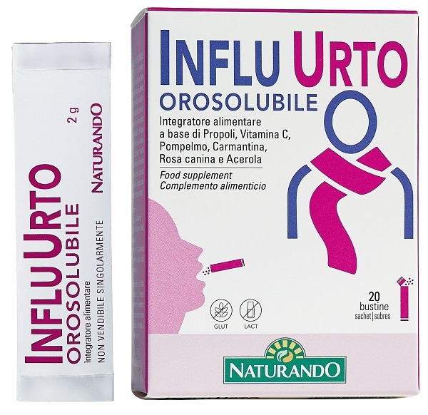 INFLU URTO OROSOLUBILE 20 BUSTINE DA 2 G - Farmadillo