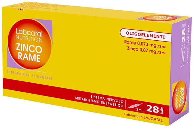 LABCATAL NUTRITION ZINCO RAME 28 FIALE 2 ML - Farmadillo