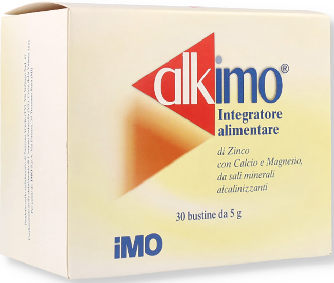 ALKIMO INTEGRATORE ZINCO CALCIO/MAGNESIO 30 BUSTINE - Farmadillo