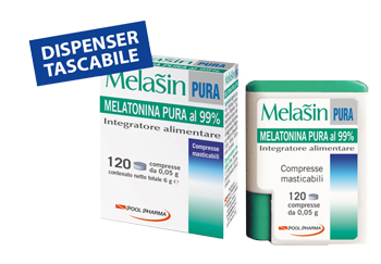 MELASIN PURA 120 COMPRESSE - Farmadillo