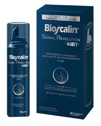 BIOSCALIN SIGNAL REVOLUTION MEN TRATTAMENTO INTENSIVO ANTICADUTA ANTIDIRADAMENTO FOAM 75 ML - Farmadillo