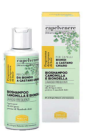 CAPELVENERE BIOSHAMPOO CAMOMILLA E BIONDELLA 200 ML - Farmadillo