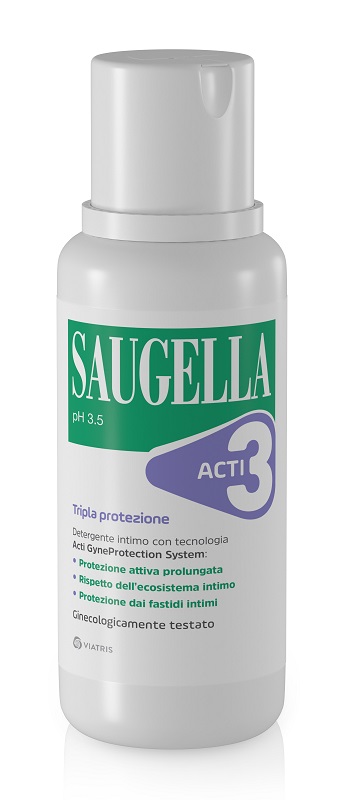SAUGELLA ACTI3 DETERGENTE INTIMO 250 ML - Farmadillo