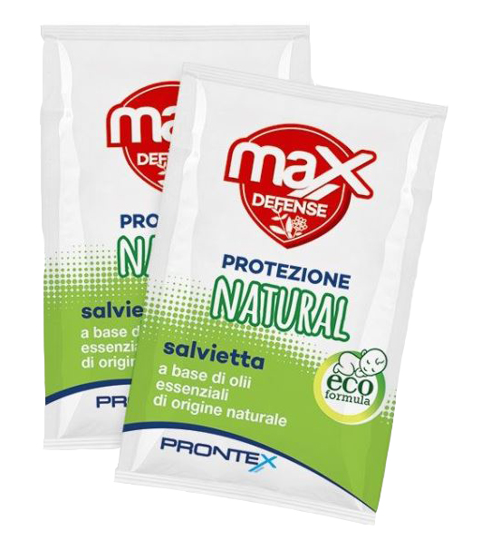 PRONTEX MAX DEFENSE SALVIETTINE NATURAL 6 PEZZI - Farmadillo