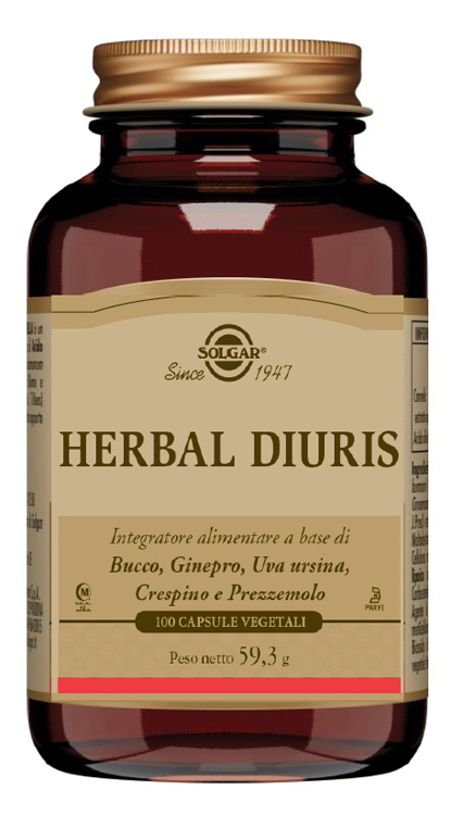 HERBAL DIURIS 100 CAPSULE VEGETALI - Farmadillo