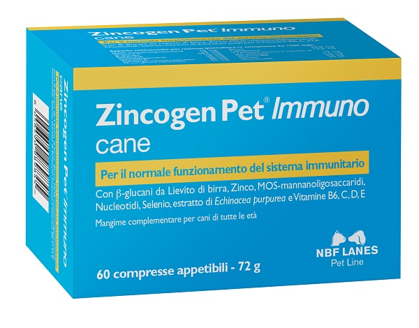 ZINCOGEN PET IMMUNO 60 COMPRESSE - Farmadillo